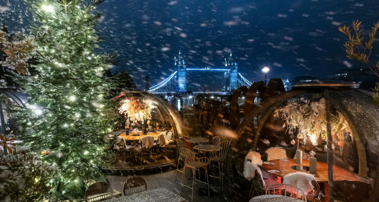 Coppa Club Tower Bridge igloos.