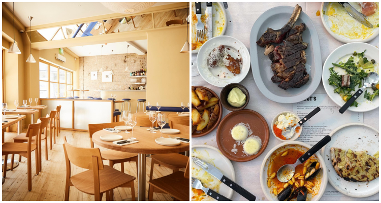 Ex-dairy steaks and other dishes served in Elliot's Hackney and Borough Market's cosy yet contemporary dining rooms.