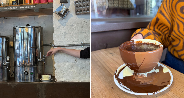 Italian Bear Hot Chocolate.