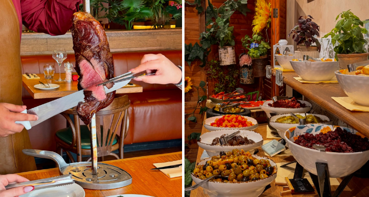 Food at Jardim Manchester.