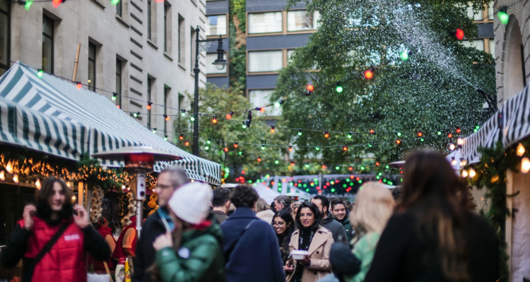 Mayfair Christmas Market.