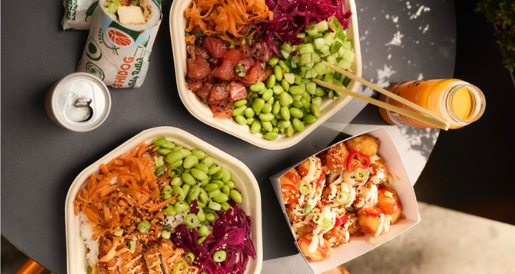 Food at SushiDog Birmingham.