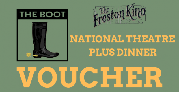 National Theatre Ticket plus a 2 Course Dinner