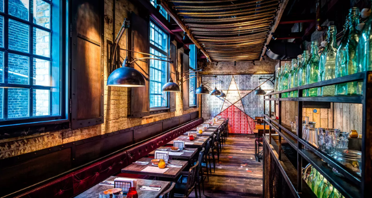 Big Easy Covent Garden interiors.