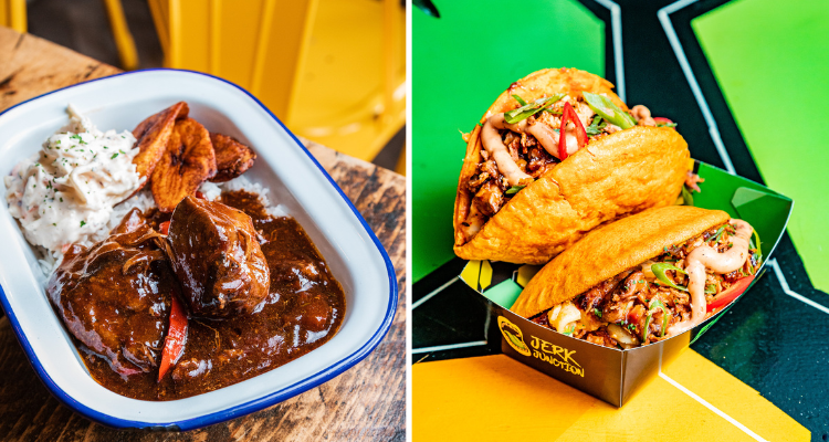 Food from Jerk Junction.