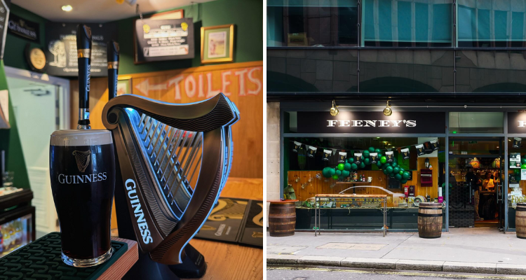 Guinness 0.0 at Feeney's London.