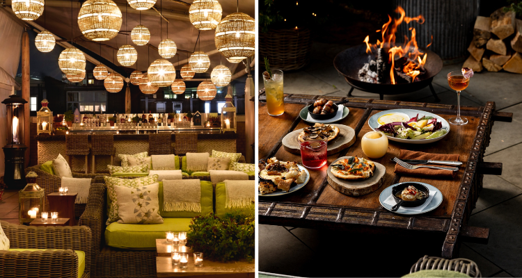 Ham Yard Hotel Winter Garden in Soho.