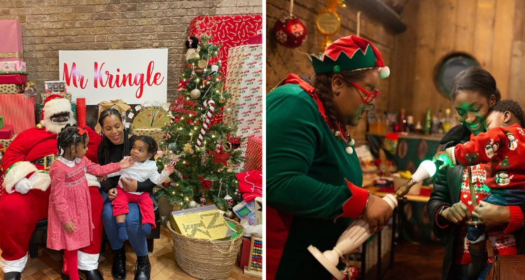 Noir Kringle Santa's grotto.