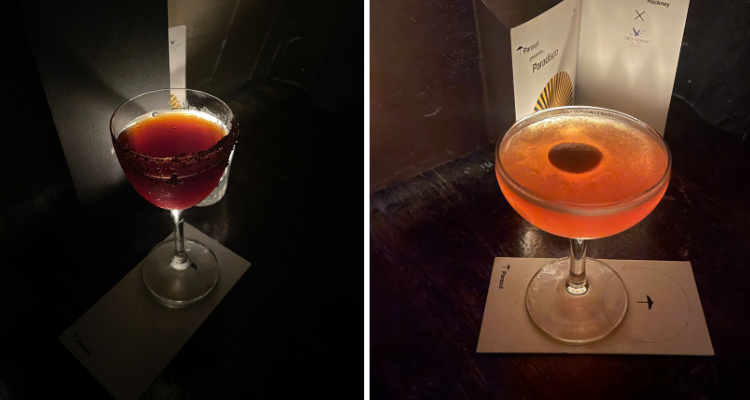 Cocktails from Parasol in Hackney.