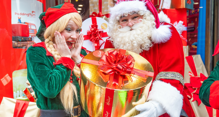 Santa's Grotto at Hamleys.