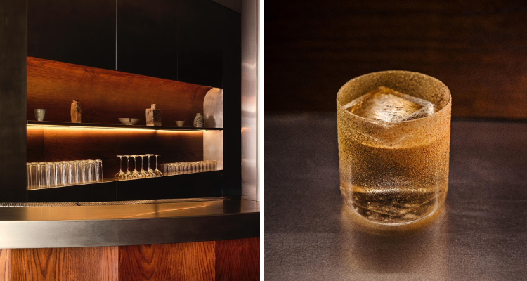 Space Talk interiors and a drink.