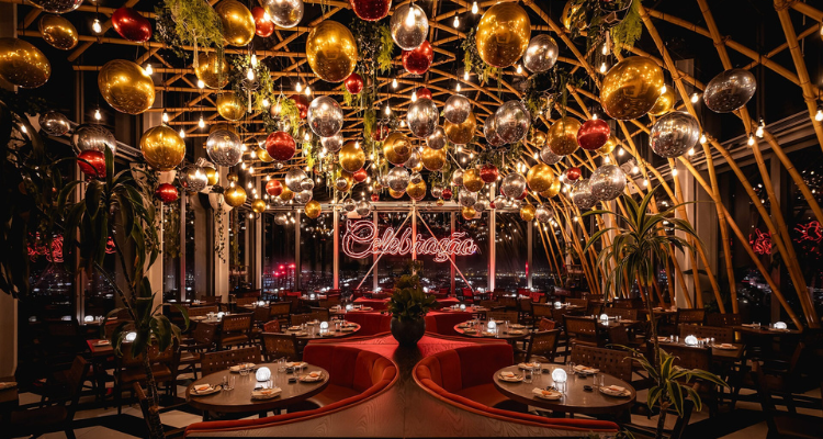 Sushisamba Christmas at Bishopsgate.