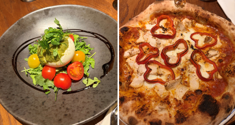 Dishes at Six Brasserie Cambridge.