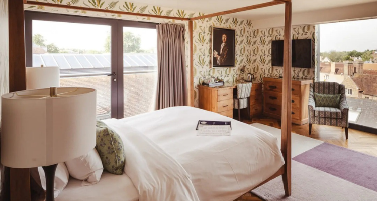 Our room at Varsity Hotel Cambridge.