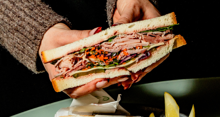 Chet's Christmas sandwich.