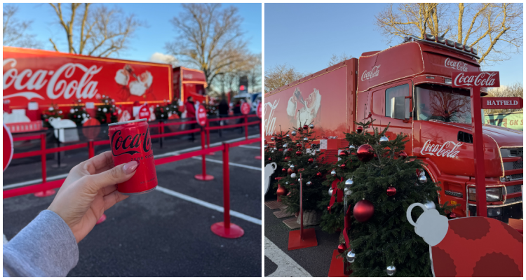 Coca-Cola Christmas Truck In Hatfield.
