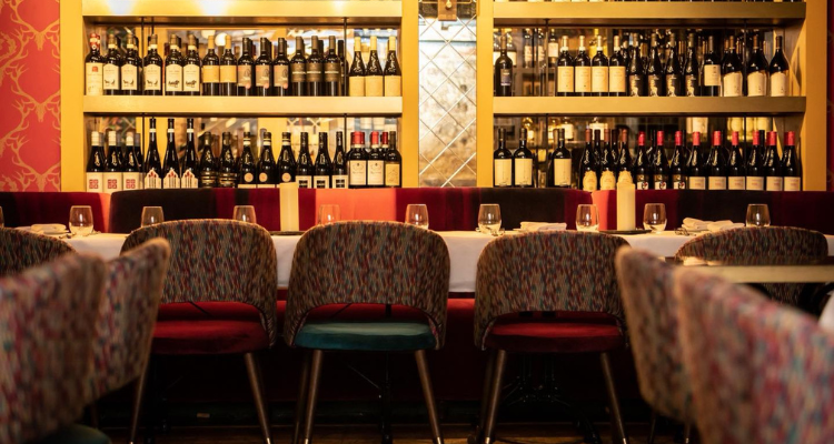 Divino Enoteca Wine Bar and Restaurant interiors.