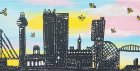 Paint A Pic: Manchester Skyline with Bees!