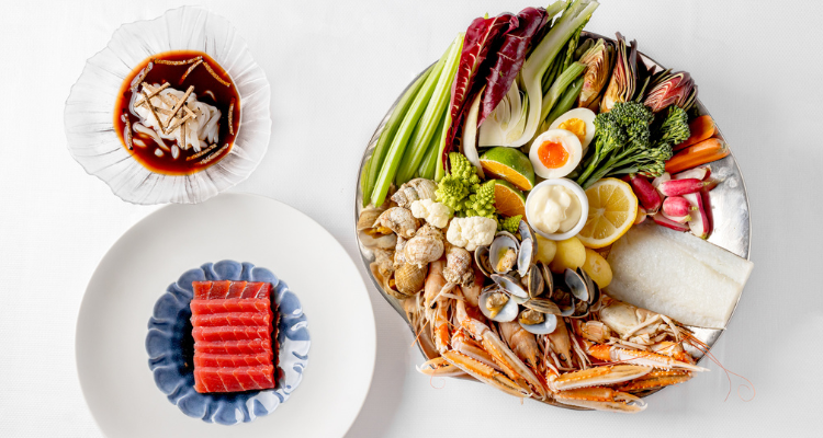 Seafood at Mazarine London.