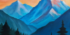 Paint and Sip - Winter in the Alps | Bacchus Bar
