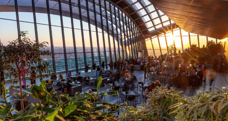 Sunrise at Sky Garden. 