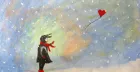 Paint A Pic: Winter Balloon Girl