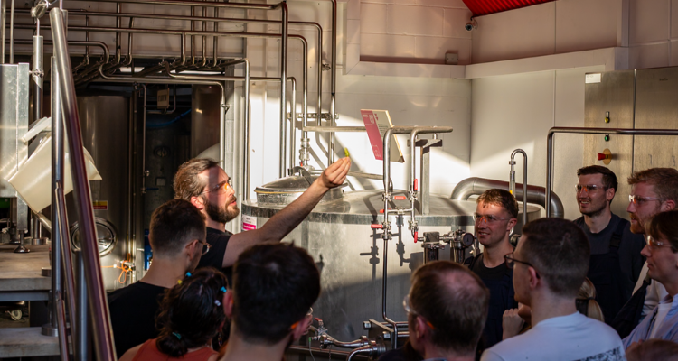 Camden Brewery Tour.