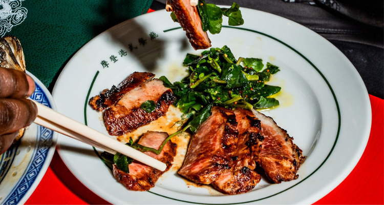 Food from Cafe Kowloon in London Fields.