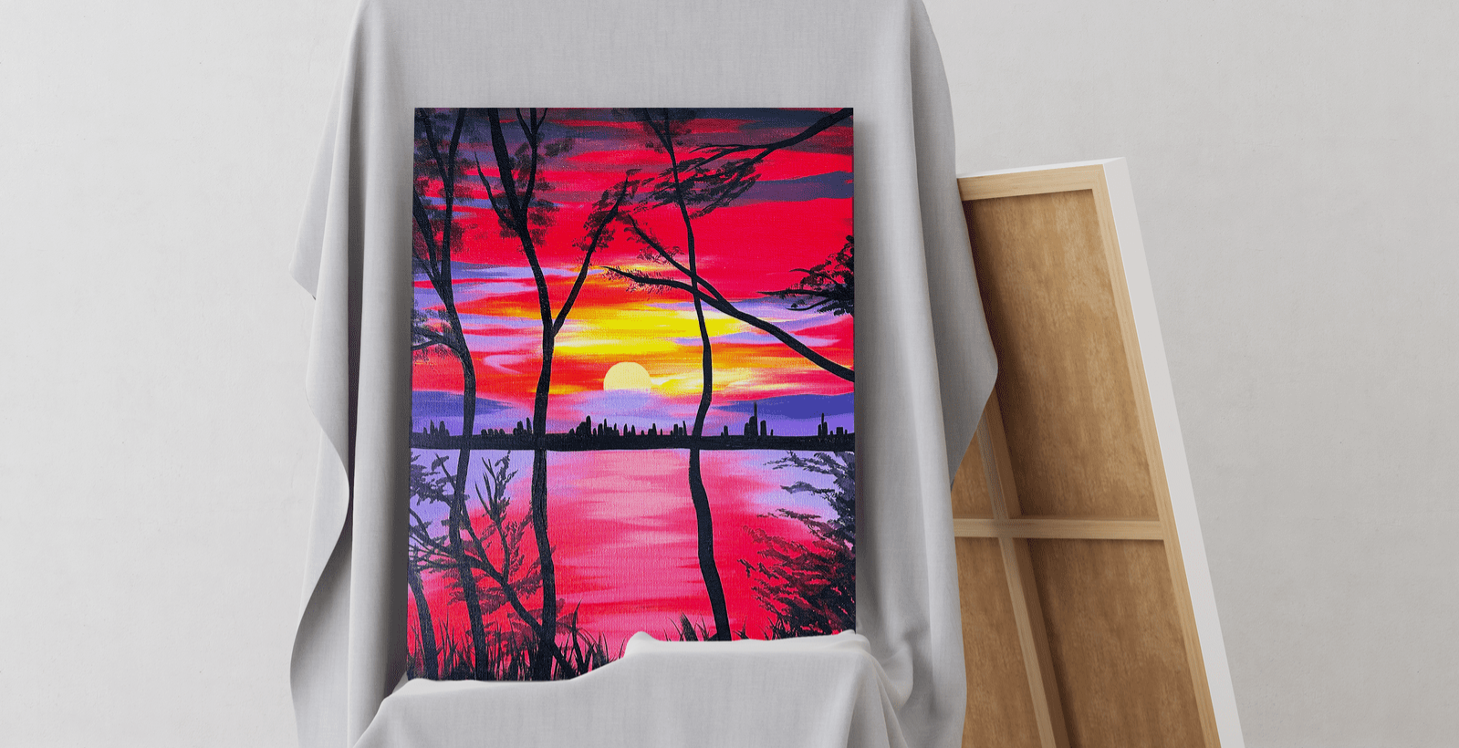 Paint A Pic: Fiery Landscape