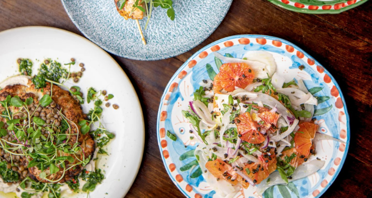 Food at Greenberry Cafe London.