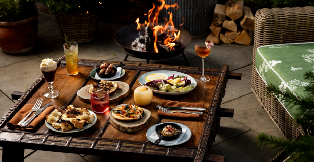 The Fire Garden at Ham Yard Hotel