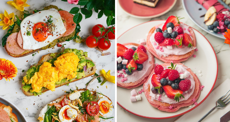 Food at Kula Cafe London.