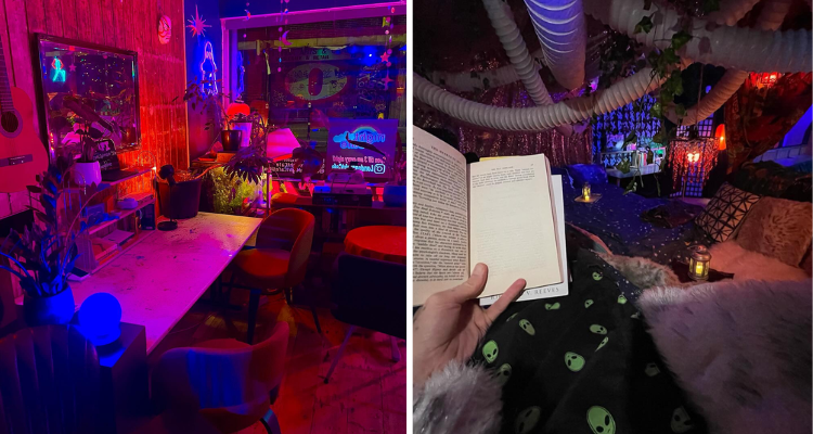 London Night Cafe interiors.