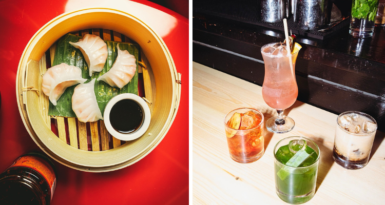 Dumplings and cocktails from My Neighbours The Dumplings.