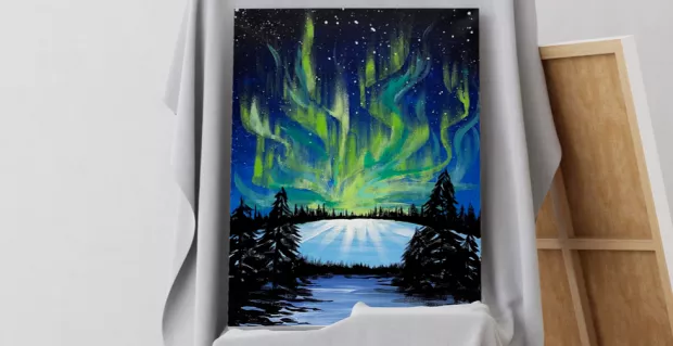 Paint A Pic: Northern Lights