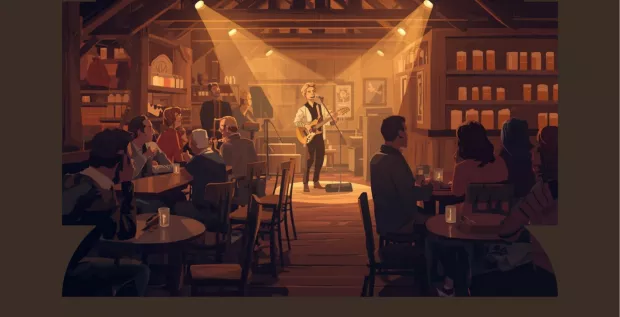 open mic night