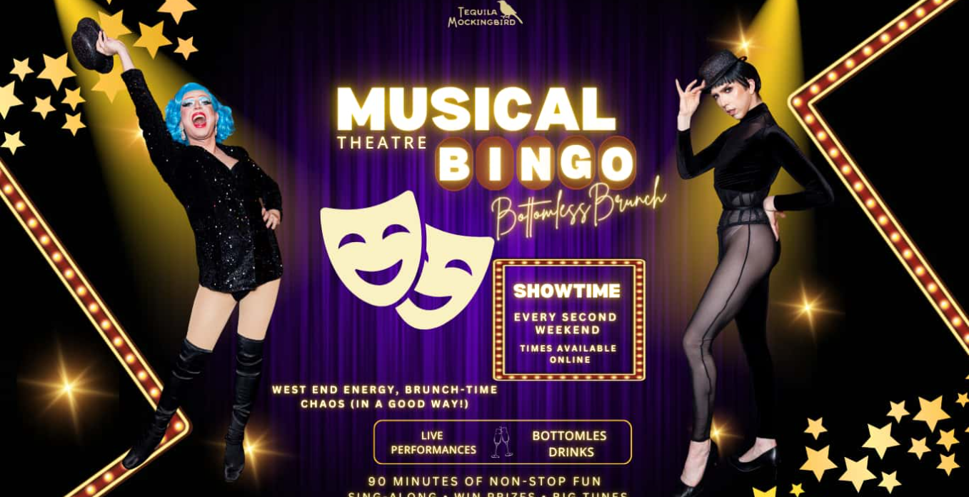 Musical Theatre Bingo Brunch at Tequila Mockingbird Covent Garden William IV Street