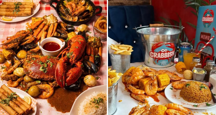 Food at Crabbish in Liverpool.
