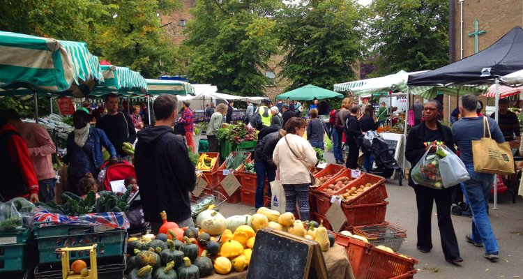 Growing Communities farmers' market.