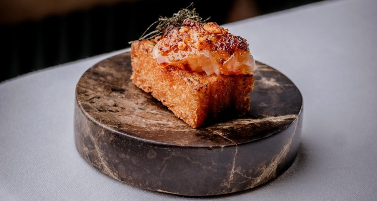 Lobster toast from Tom Brown at The Capital. 