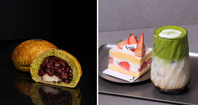 Cakes from Onsu in London.