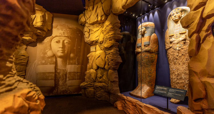 Display at the Ramses Exhibition London.