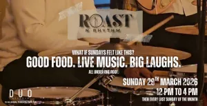 Roast n Rhythm | Good Food, Live Music, Big Laughs