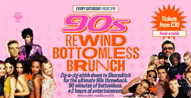 90s Rewind Bottomless Brunch