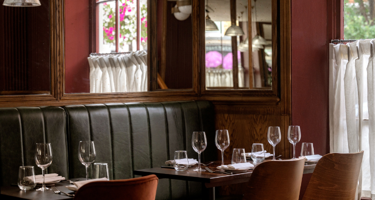 The interiors of The Elizabeth in Belgravia.