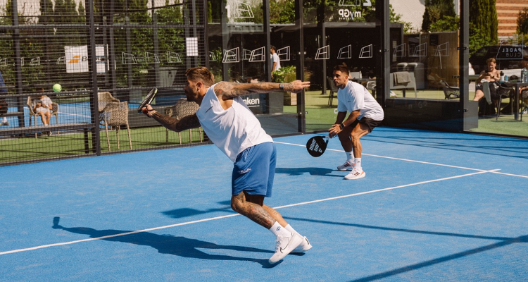 The Padel Club Manchester courts.