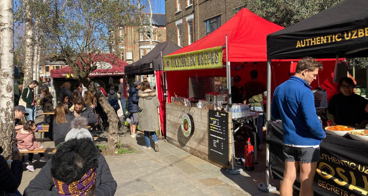 Venn Street Market Clapham.
