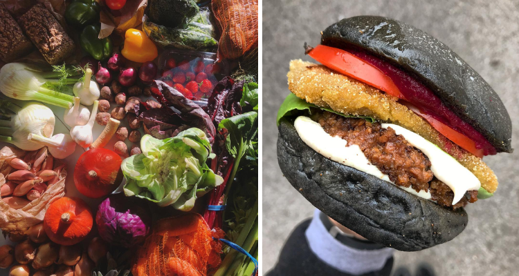 Queen's Park Famers' Market stalls.