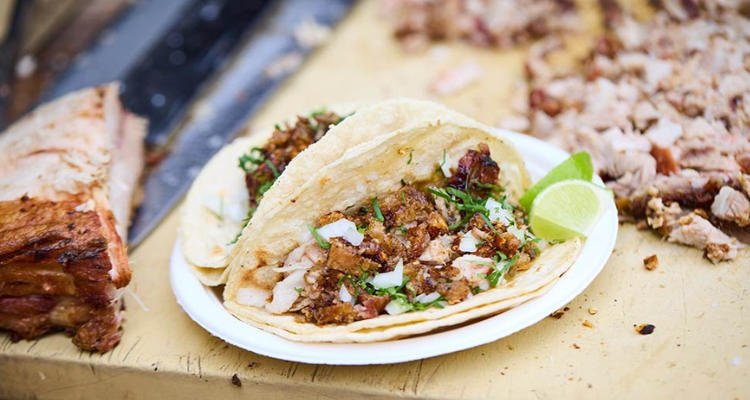 Some food from Acme Taco in Walthamstow.