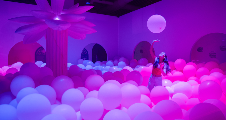 Bubble planet in Manchester.